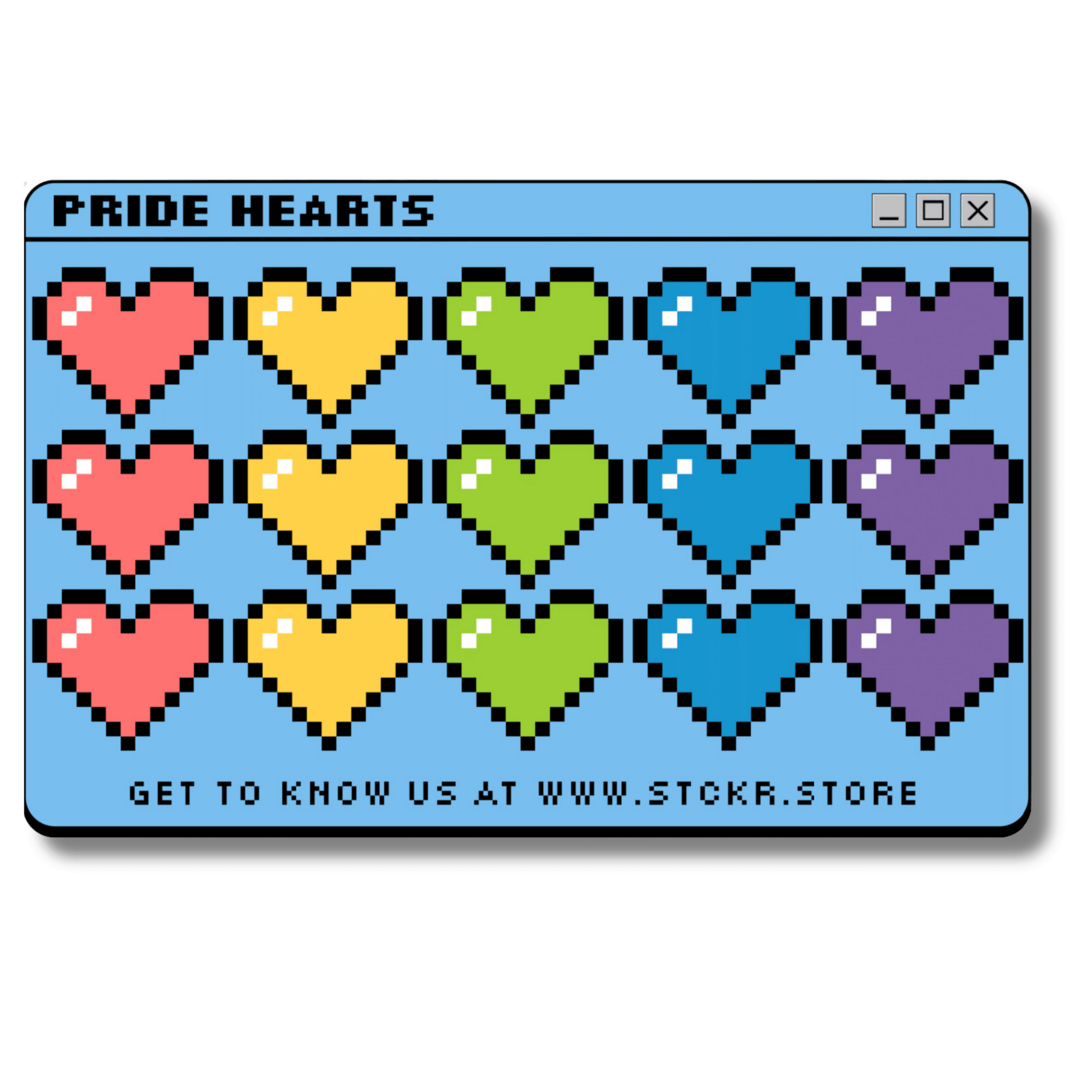 Pride hearts - Stckr