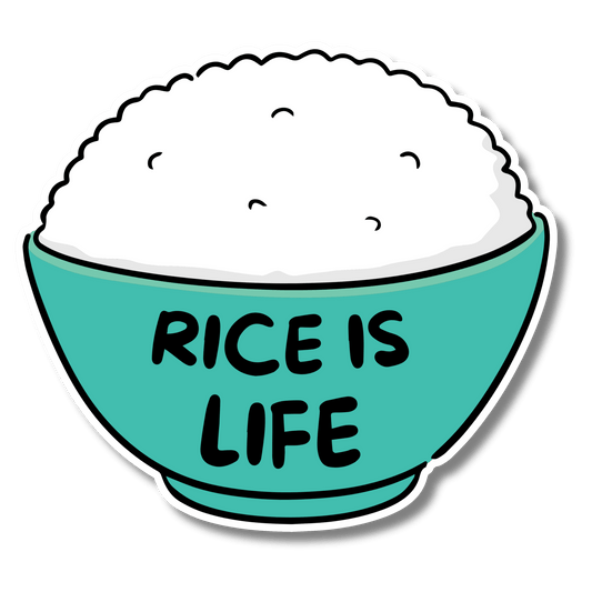 Rice is life - Stckr