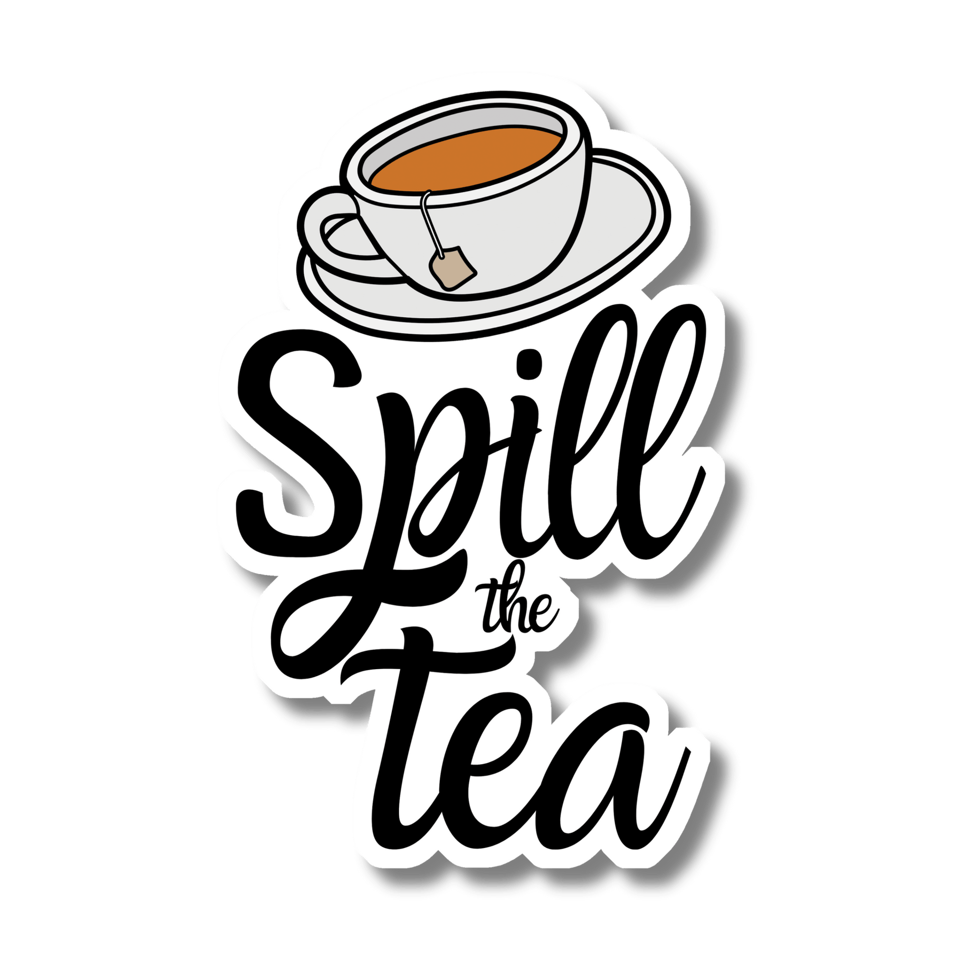 Spill the tea - Stckr